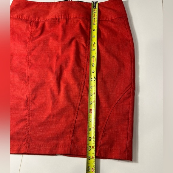 ✨Maurices 7/8 Red pencil Skirt - Picture 3 of 7